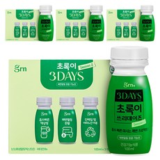 GRN 초록이 쓰리데이즈 시즌2 사과맛, 1회분, 12개