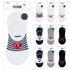 Park Goon 女款愛心印花隱形襪 10雙