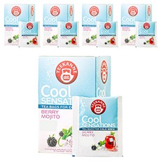 TEEKANNE 恬康樂 Cool Sensations莓果莫希托冰茶茶包, 2.5g, 18入, 5個