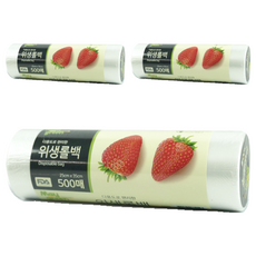 Maygreen 위생롤백, 중(25 x 35 cm), 500개입, 3개