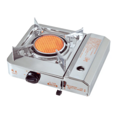 OUWANG 歐王 遠紅外線可拆式卡式白鐵休閒爐 適用於室內外燒烤烹調 鏡面處理 MIT台灣, 白色, 1組