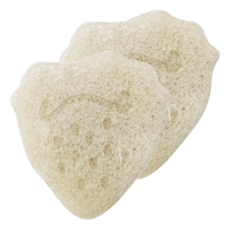 點胭脂 台灣公司貨 溫和潔顏蒟蒻球, 米白色, 2個