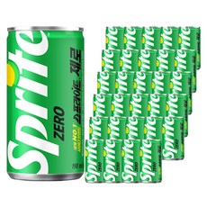 스프라이트 제로 사이다, 190ml, 60개