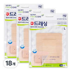 네오메디칼 드레싱 밴드 베이지색, 4개입, 18개