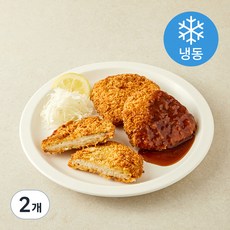 하늘푸드 수제 등심돈까스 10p (냉동), 1kg, 2개