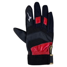 Mizuno 美津濃 守備用手套 右手用 1ETED47169, 黑色/紅色, 1個