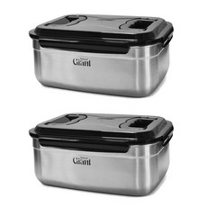키친아트 자이언트 스테인레스 304 김치통, 7L, 2개