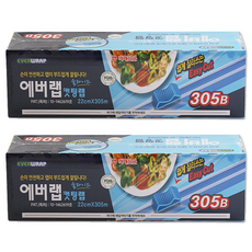 에버랩 쉽게 잘라쓰는 대용량 슬라이딩 컷팅랩, 305m, 2개