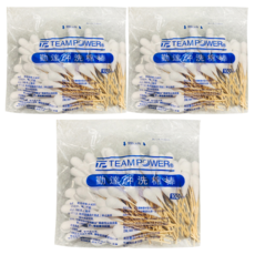 勤達 醫用未滅菌沖洗棉棒, 100支, 3包