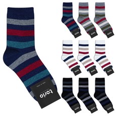 parkgoon 男士紳士伊登襪 白色3雙 + 灰色2雙 + 海軍藍2雙 + 黑色3雙 組合