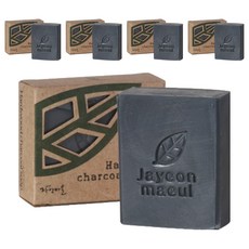 자연마을 참숯비누, 80g, 5개