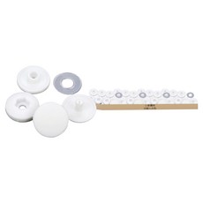 小麥購物 子母扣 Y868 1g, 20組, 白色