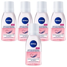 NIVEA 妮維雅 極淨透亮眼部卸妝液, 125ml, 5件