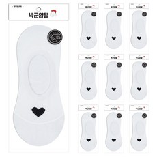 Park Goon 女款心形印花船型襪 10雙