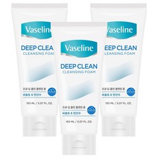 韓國 Vaseline 深層清潔洗面乳, 150ml, 3個