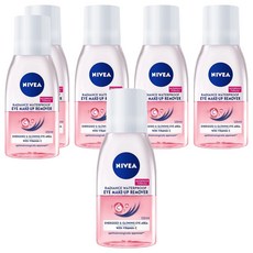 NIVEA 妮維雅 極淨透亮眼部卸妝液, 125ml, 6件