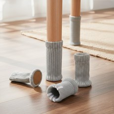 DAILYSHARE 防噪音椅子傢俱腳套, 灰色, 20個