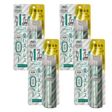 ST 雞仔牌 DEOX 浴廁除臭噴霧隨身瓶 清透綠香, 50ml, 4瓶