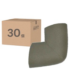 L型加厚防撞角 30個, 1包, 灰色