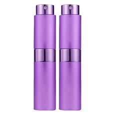 香水旋轉填充瓶, 8ml 紫色, 2個