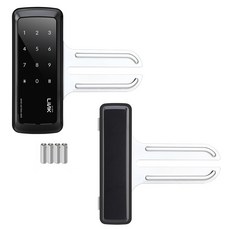 Link 僅玻璃門鎖編號 + 電池 4p + 玻璃支架, 鏈接 LG-301