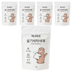 MyBEE 活氧亮白洗衣粉, 400g, 5個