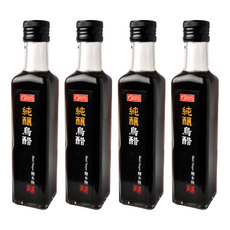 康健生機 純釀烏醋, 天然蔬果釀造米醋，台式拌麵羹湯風味, 250ml, 4瓶