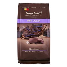 Bouchard 比利時牛奶脆片巧克力, 132g, 1個