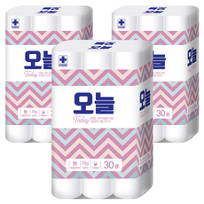 Today Paper 無螢光3層衛生紙 18m, 3個, 30捲