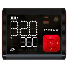 PHiLO 飛樂 充霸王 雙氣缸大馬力 無線電動打氣機 TP88, 1個