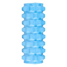 bebehome 瑜珈按摩滾筒 一般狼牙款 50D硬度 EVA+PVC材質, 33 x 14cm, 藍色, 1個