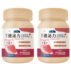 BLUE BAY 倍力 優泌力犬貓專用泌尿保健粉, 含蔓越莓精華, 專利嗜酸乳桿菌, 泌尿保健粉, 60g, 2罐