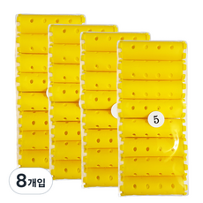 三和 豐盈定型髮捲 5號 8入, 單一顏色, 8個