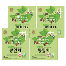 우리차 뽕잎차, 800mg, 40개입, 4개