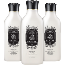 1802 LE CHATELARD 淡香精織物柔軟劑檀香原創產品, 3個, 1L