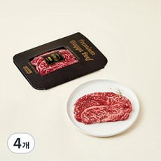 엘그로 호주산 프리미엄 와규 부채살 MBS6+ (냉장), 200g, 4개