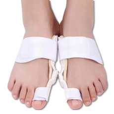 스카위즈 심플 엄지 발가락 보호기 양발착용 세트 화이트, 1세트