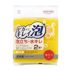 3858柔軟發泡清潔海綿(2入), 1組