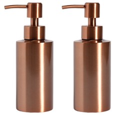 모나코올리브 스테인레스 샴푸 린스 호텔식 디스펜서 250ml, 브론즈, 2개