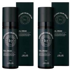 RiRe 快速染髮霜組合, 雙效黑色, 2個