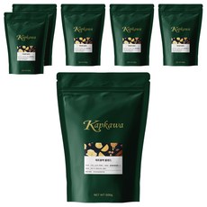 캅카와 제트블랙 블렌드 커피원두, 500g, 6개