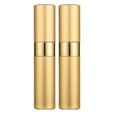 plaka 便攜式簡易香水空瓶 8ml, 金色, 2個