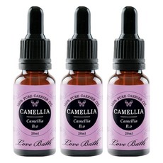 Love Bath 香氛保濕臉部保養油 山茶花香, 20ml, 3瓶