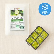 곰곰 무농약원료 다진 애호박 (냉동), 1팩, 100g