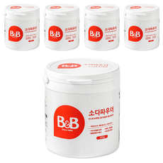 B&B 幼兒用小蘇打粉, 500g, 5個