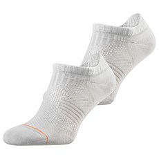 ROCKAY Accelerate 競速超短筒機能襪, Light Grey + Papaya, 1雙