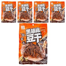 久品香 黑胡椒豆干, 120g, 5包