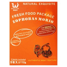 WEIYITER 維益特 台灣公司貨 大麥蟲鮮食包 飼料 5包, 110g, 1盒