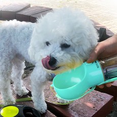 RESPET Dog Pet Ticket 3 合 1 步行水瓶, 薄荷, 1個