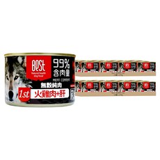 Best 倍思特 Pets 無榖純肉犬罐 1號, 火雞肉 + 肝, 170g, 48罐